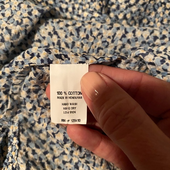 Ann Mashburn Ruffle Neck Alice Blouse Size Small - Picture 9 of 13